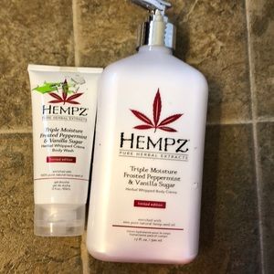 New hempz body wash&lotion.
